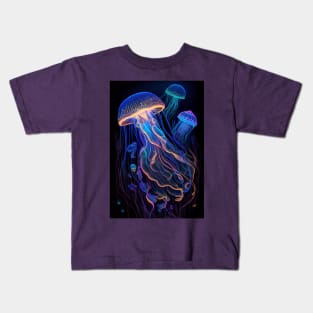 Jellyfish family Kids T-Shirt